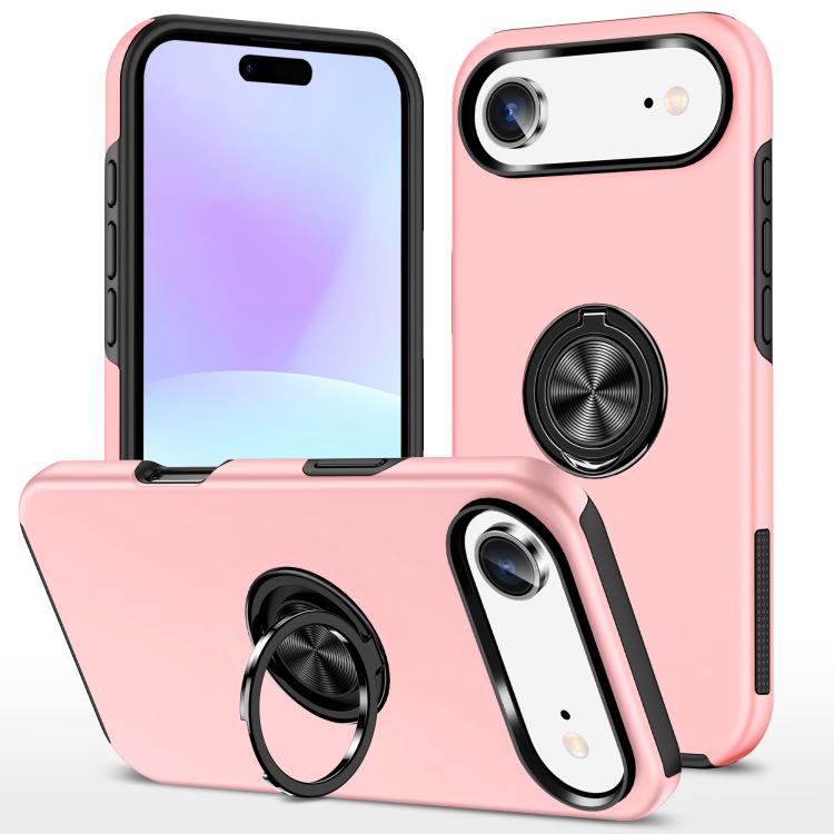 PC + TPU Magnetic Phone Case with Invisible Ring Holder, For iPhone 17 Pro Max, For iPhone 17, For iPhone 16e