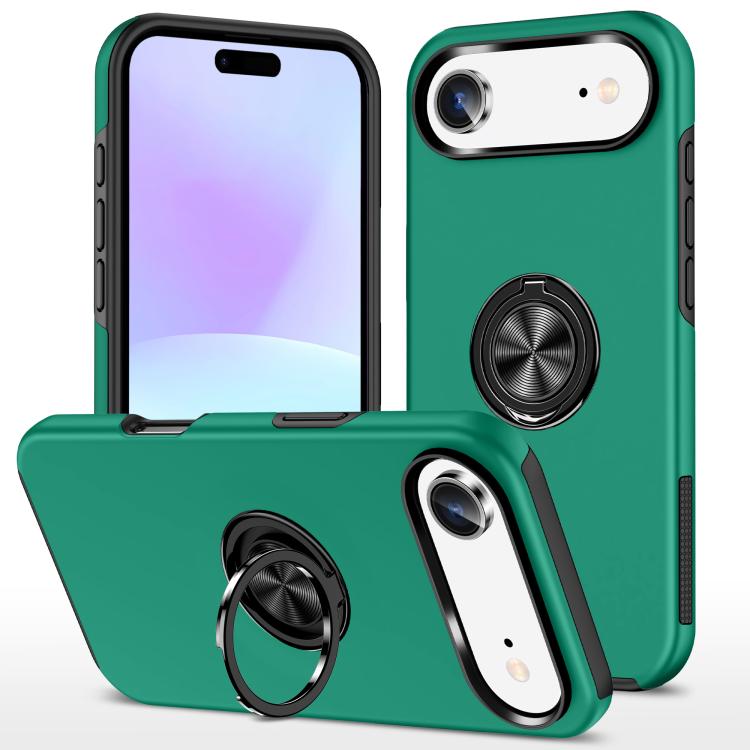 PC + TPU Magnetic Phone Case with Invisible Ring Holder, For iPhone Air, For iPhone 16 Pro Max, For iPhone 16 Pro