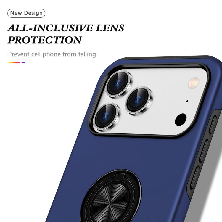 PC + TPU Magnetic Phone Case with Invisible Ring Holder, For iPhone 17 Pro Max, For iPhone 17, For iPhone 16e