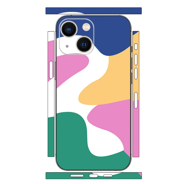 Geometric Style All-inclusive PET Phone Decal Adhesive Sticker, Series 13