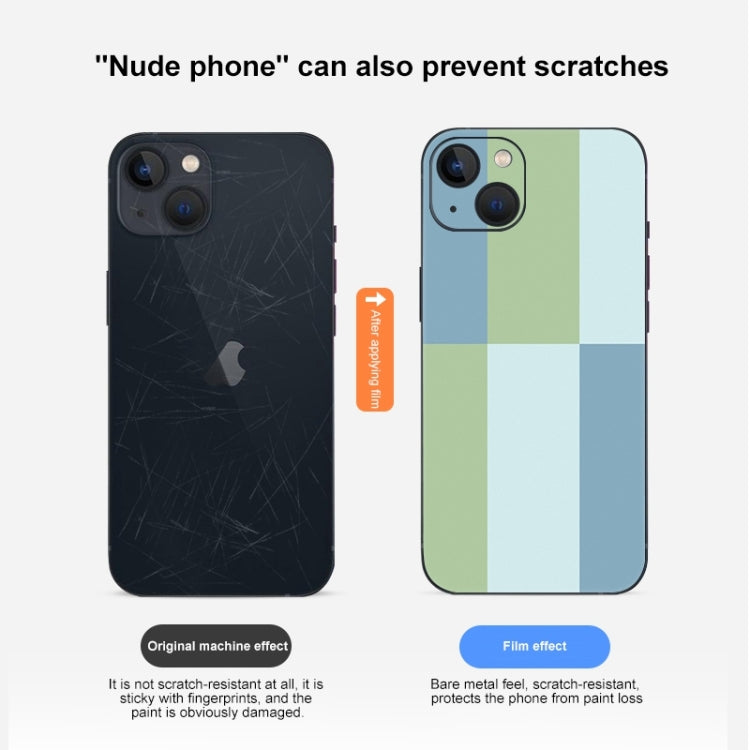 Autocollant adhésif pour téléphone en PET de couleur assortie, série 1