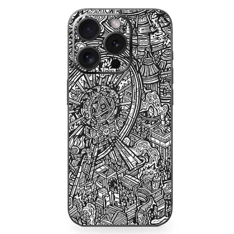 All-inclusive PET Phone Decal Adhesive Sticker, For iPhone 15 Pro Max