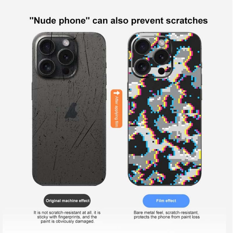 All-inclusive PET Phone Decal Adhesive Sticker, For iPhone 15 Pro Max