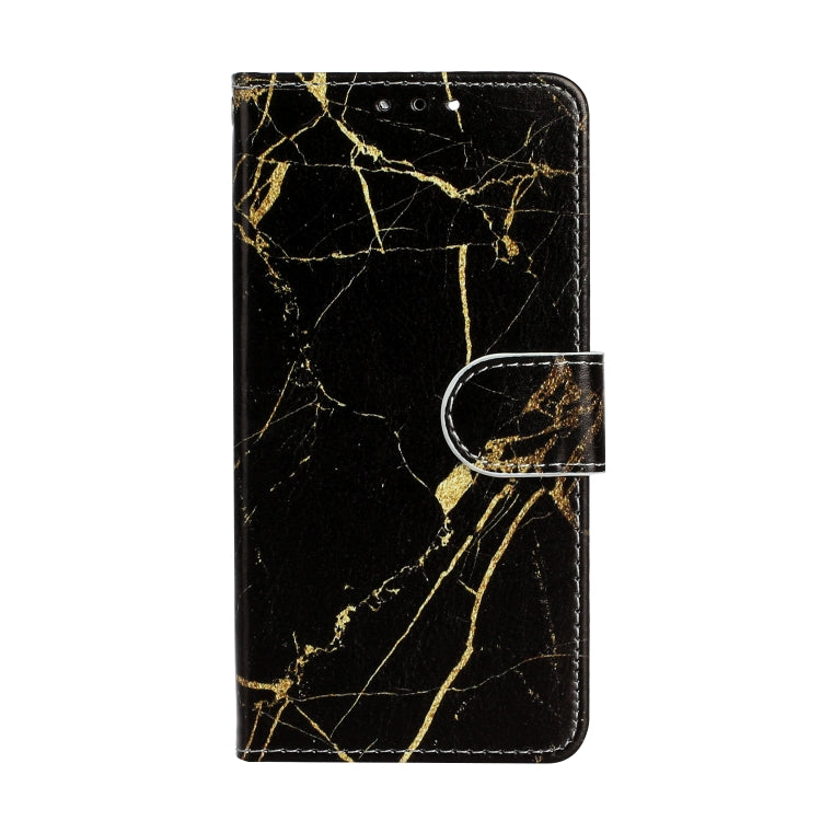 Colored Drawing Marble Pattern Leather Phone Case, For iPhone 16 Plus, For iPhone 16