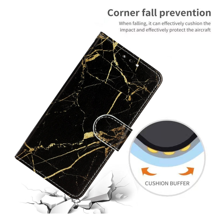 Colored Drawing Marble Pattern Leather Phone Case, For iPhone 16 Plus, For iPhone 16
