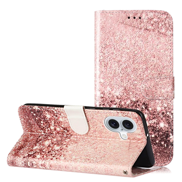 Colored Drawing Marble Pattern Leather Phone Case, For iPhone 16 Plus, For iPhone 16