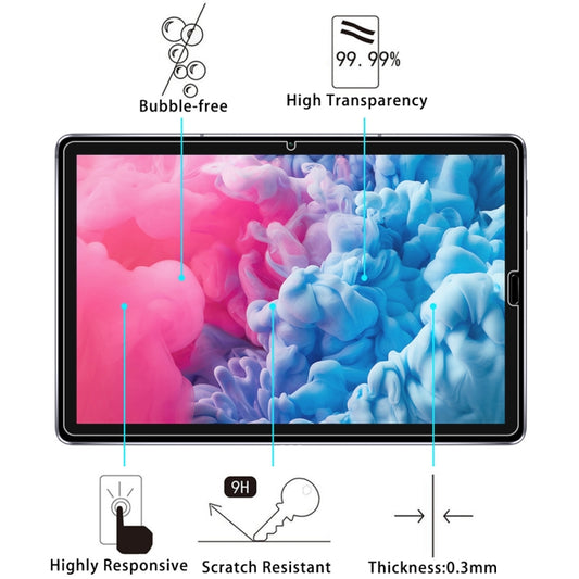 Crystal clear 9H hardness tempered glass for Galaxy Tab A7 T500 screen