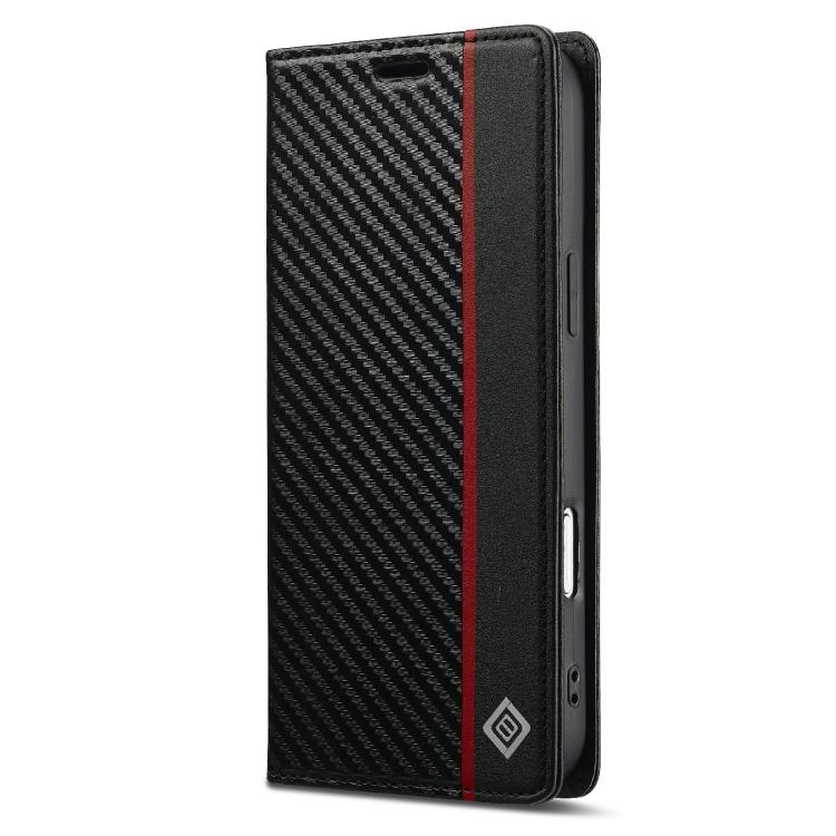 LC.IMEEKE Carbon Fiber Leather Phone Case