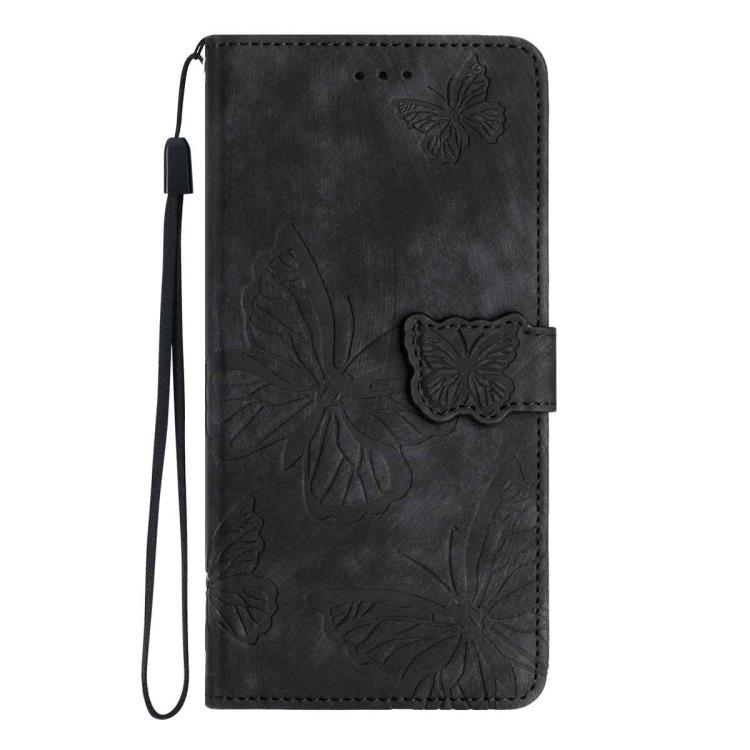 Skin-feel Embossed Butterfly Leather Phone Case, For iPhone 17 Pro Max, For iPhone 17 Pro, For iPhone 17, For iPhone 17 Air