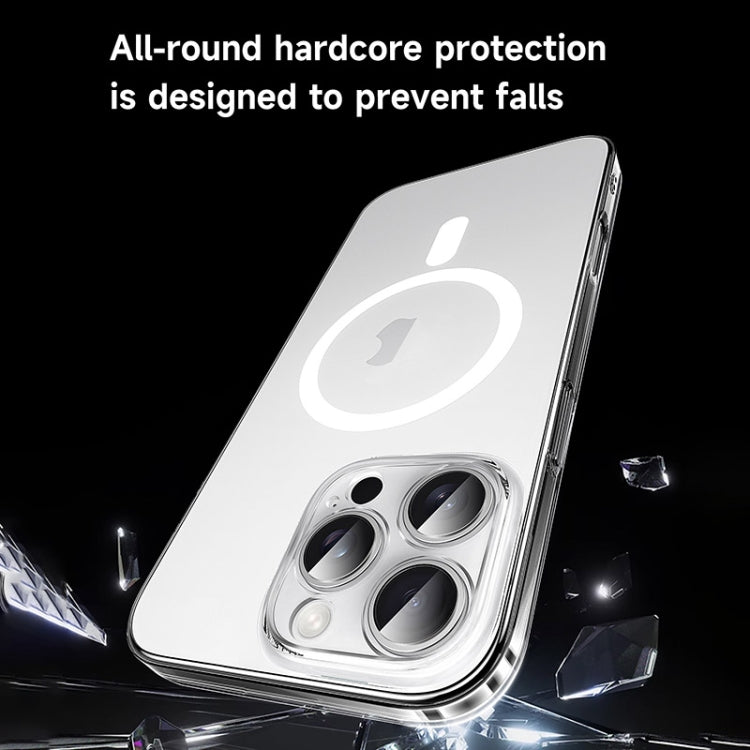 SULADA Crystal Sand Series Electroplating Frosted MagSafe Magnetic Phone Case, For iPhone 17 Pro Max, For iPhone 17 Pro, For iPhone 17, For iPhone 16 Pro Max, For iPhone 16 Pro, For iPhone 16 Plus, For iPhone 16, For iPhone 15 Pro Max, For iPhone 15 Pr...