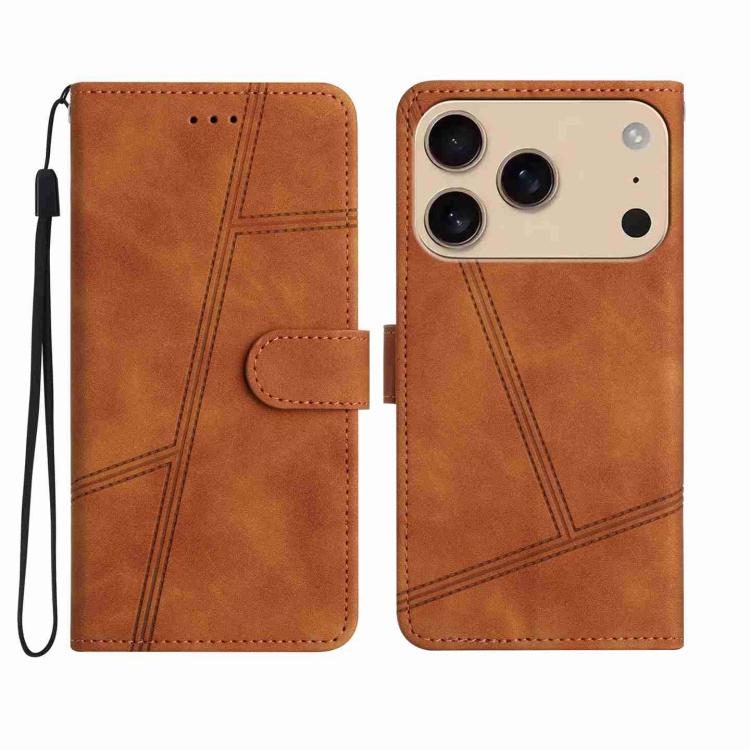 Skin-feel Stitching Leather Phone Case, For iPhone 17 Pro Max, For iPhone 17 Pro, For iPhone 17, For iPhone 17 Air