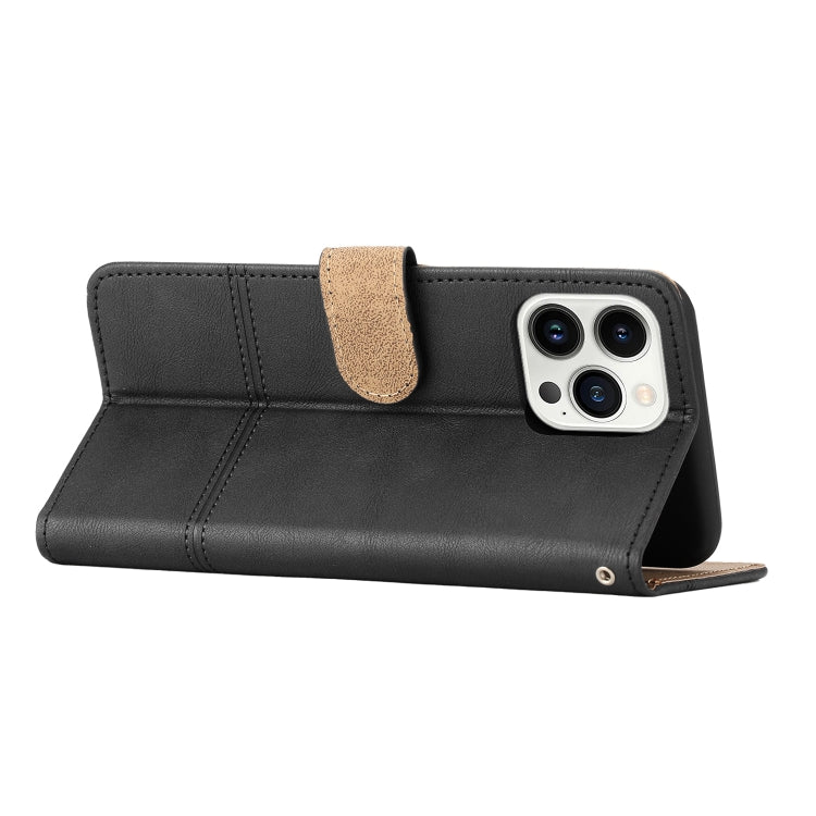 Cowhide Texture Stitching Leather Phone Case, For iPhone 16 Pro Max, For iPhone 16 Pro, For iPhone 16 Plus, For iPhone 16