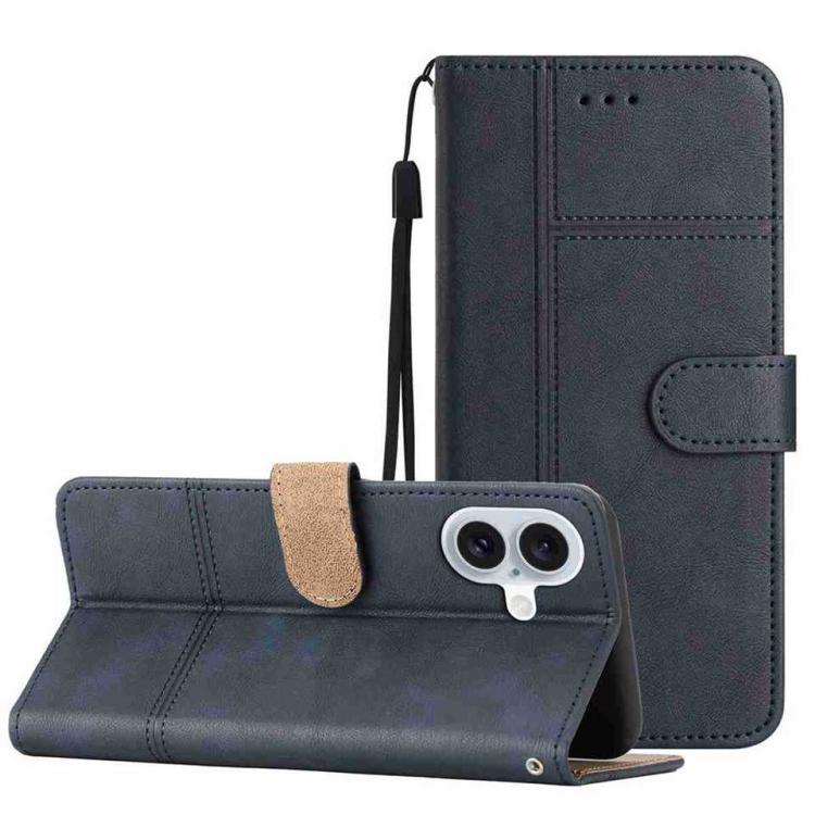 Cowhide Texture Stitching Leather Phone Case, For iPhone 17 Pro Max, For iPhone 17 Pro, For iPhone 17, For iPhone 17 Air