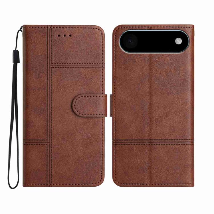 Cowhide Texture Stitching Leather Phone Case, For iPhone 17 Pro Max, For iPhone 17 Pro, For iPhone 17, For iPhone 17 Air
