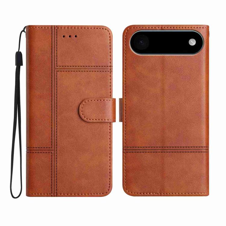 Cowhide Texture Stitching Leather Phone Case, For iPhone 17 Pro Max, For iPhone 17 Pro, For iPhone 17, For iPhone 17 Air