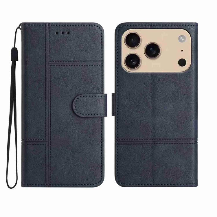 Cowhide Texture Stitching Leather Phone Case, For iPhone 17 Pro Max, For iPhone 17 Pro, For iPhone 17, For iPhone 17 Air