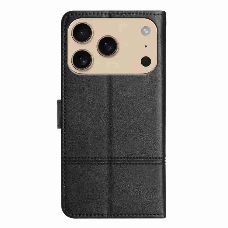Cowhide Texture Stitching Leather Phone Case, For iPhone 17 Pro Max, For iPhone 17 Pro, For iPhone 17, For iPhone 17 Air