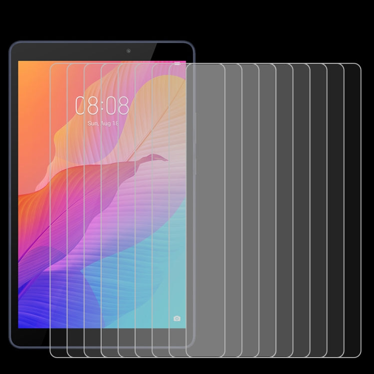 Lot de 25 films en verre trempé antidéflagrants 9H HD pour Huawei MatePad 10.8, Huawei Tablet C5 8.0, Huawei Tablet C5 10.4, Huawei Tablet C3 8.0 et Samsung Galaxy Tab A7 T500