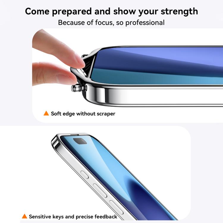 SULADA  Electroplated Clear TPU Soft Frame Phone Case with Wrist Strap, For iPhone 16 Plus, For iPhone 16, For iPhone 15 Pro Max, For iPhone 15 Pro, For iPhone 15, For iPhone 14, For iPhone 14 Pro, For iPhone 14 Pro Max