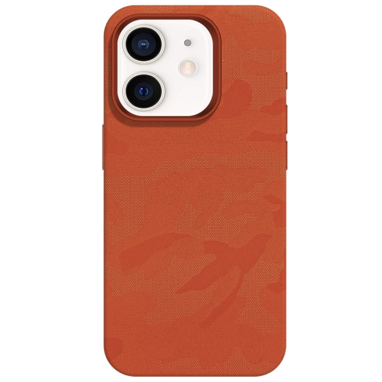 Camouflage Ice Feel Texture MagSafe PU Hybrid PC Phone Case, For iPhone 13, For iPhone 12