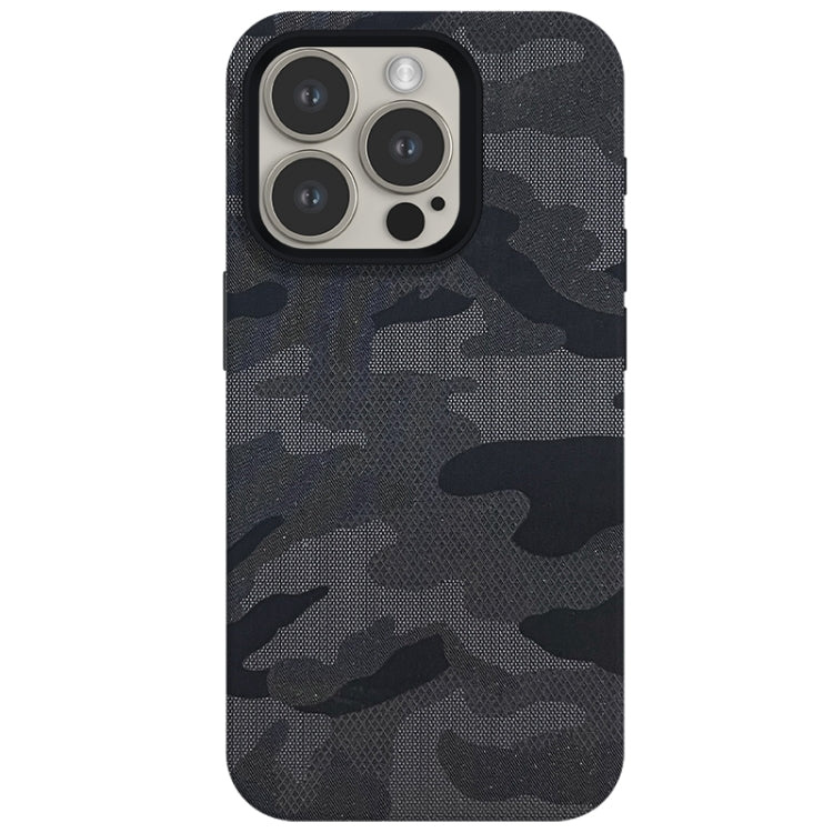 Camouflage Ice Feel Texture MagSafe PU Hybrid PC Phone Case, For iPhone 12 Pro Max, For iPhone 12 Pro