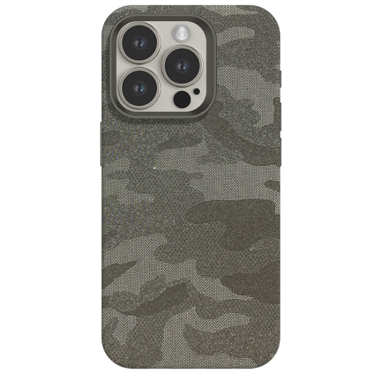 Camouflage Ice Feel Texture MagSafe PU Hybrid PC Phone Case, For iPhone 12 Pro Max, For iPhone 12 Pro