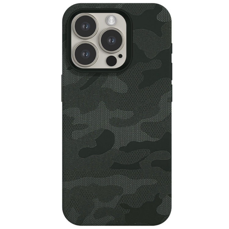 Camouflage Ice Feel Texture MagSafe PU Hybrid PC Phone Case, For iPhone 13 Pro Max, For iPhone 13 Pro
