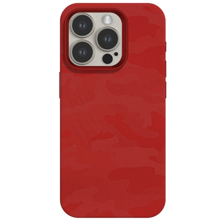 Camouflage Ice Feel Texture MagSafe PU Hybrid PC Phone Case, For iPhone 13 Pro Max, For iPhone 13 Pro