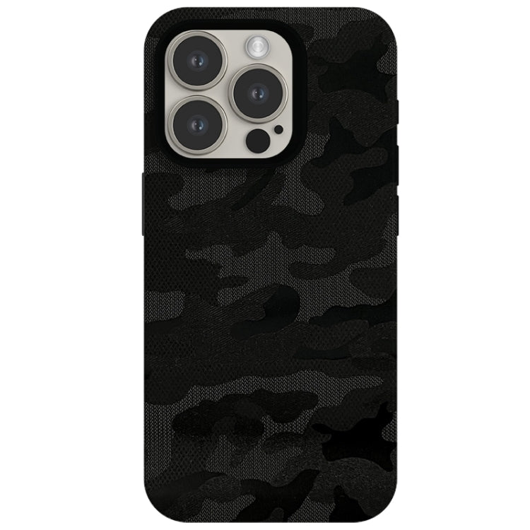 Camouflage Ice Feel Texture MagSafe PU Hybrid PC Phone Case, For iPhone 13 Pro Max, For iPhone 13 Pro