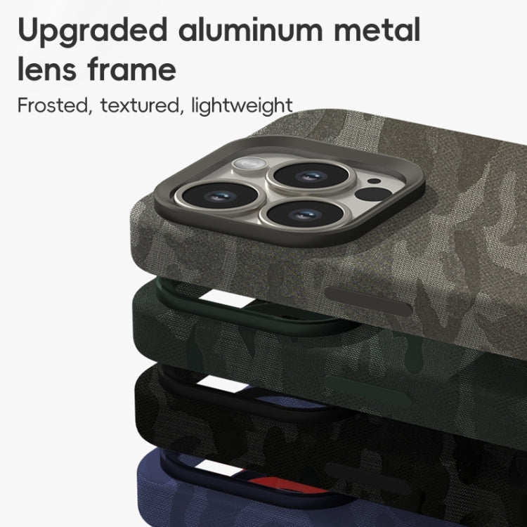 Camouflage Ice Feel Texture MagSafe PU Hybrid PC Phone Case, For iPhone 14 Pro, For iPhone 14 Pro Max