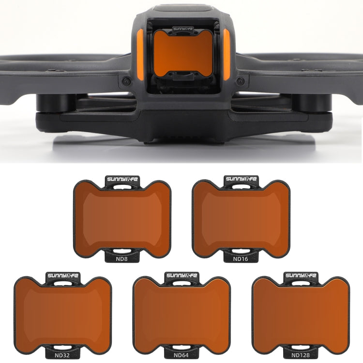 For DJI Avata 2 Sunnylife Camera Lens Filter, MCUV, ND8, ND16, ND32, ND64, ND128, 4 in 1 ND8/16/32/64, 5 in 1 ND8/16/32/64/128, 4 in 1 MCUV ND8/16/32, 6 in 1 MCUV ND8/16/32/64/128