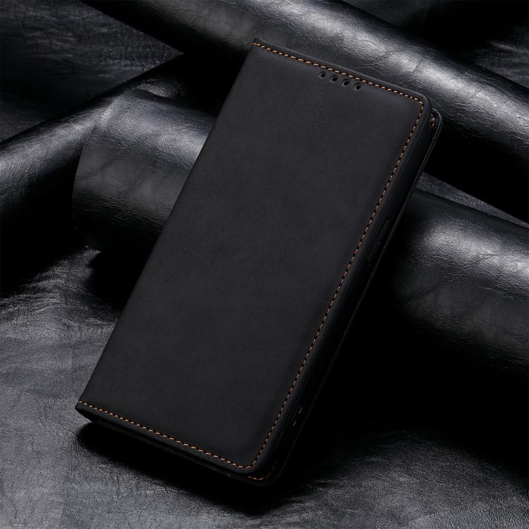 Business Solid Color Magnetic RFID Leather Phone Case, For iPhone Air, For iPhone 16 Pro Max, For iPhone 16 Pro, For iPhone 16 Plus