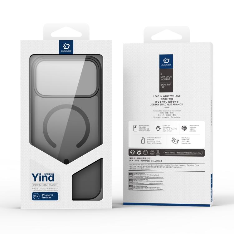 DUX DUCIS Yind Series MagSafe TPU Hybrid PC Phone Case, For iPhone 17 Pro Max, For iPhone 17 Pro, For iPhone 17, For iPhone Air