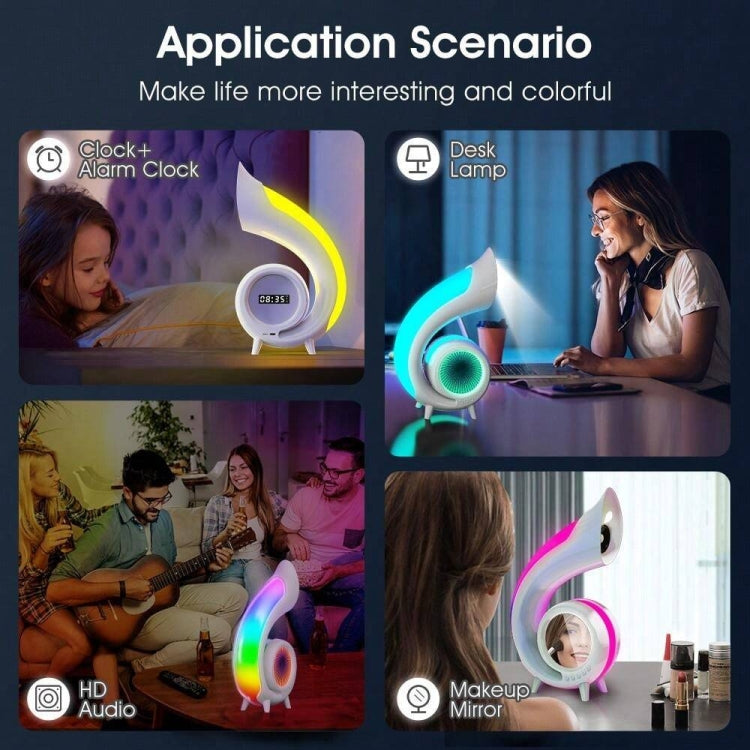 G69 Abyss Light RGB Colorful Desktop Bluetooth Speaker, G69
