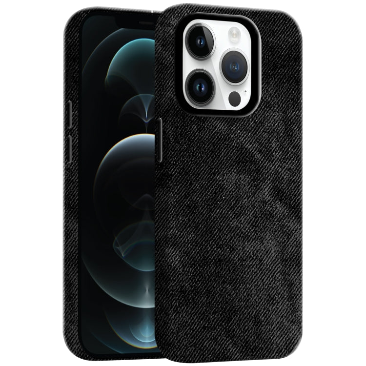 Skin Feel Denim Leather MagSafe Phone Case, For iPhone 13, For iPhone 12 Pro Max