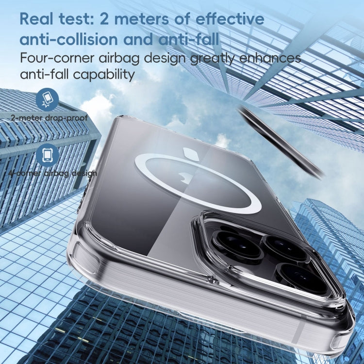 Crystal Clear MagSafe Magnetic Phone Case, For iPhone 16 Pro Max, For iPhone 16 Pro, For iPhone 16 Plus, For iPhone 16