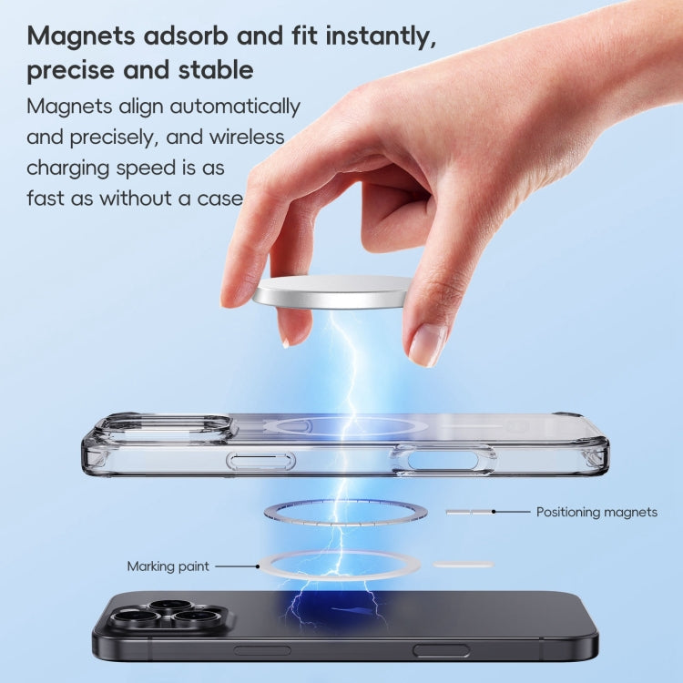 Crystal Clear MagSafe Magnetic Phone Case, For iPhone 16 Pro Max, For iPhone 16 Pro, For iPhone 16 Plus, For iPhone 16