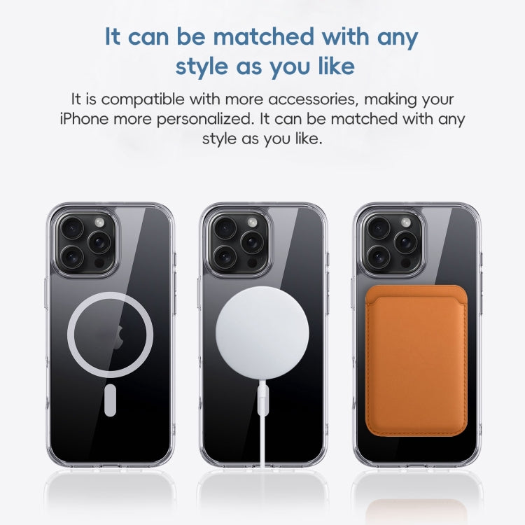 Crystal Clear MagSafe Magnetic Phone Case, For iPhone 16 Pro Max, For iPhone 16 Pro, For iPhone 16 Plus, For iPhone 16