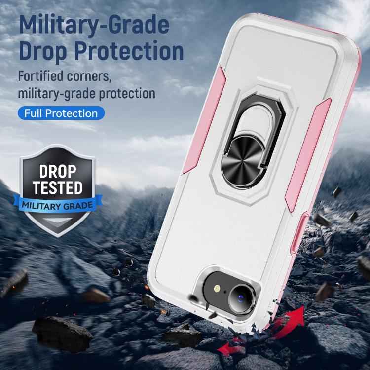 Pioneer Armor Heavy Duty PC + TPU Phone Case with Holder, For iPhone 16e, For iPhone 16 Pro Max