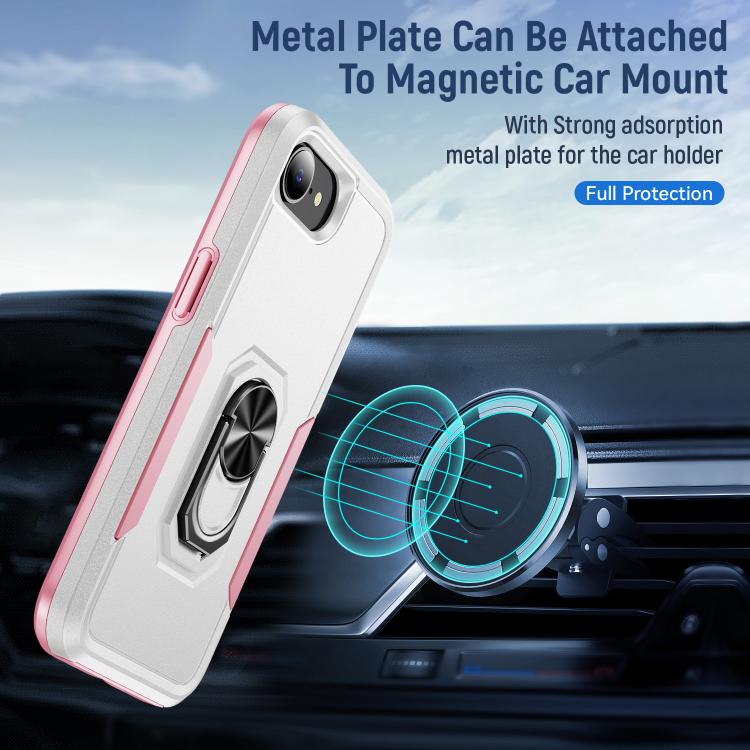 Pioneer Armor Heavy Duty PC + TPU Phone Case with Holder, For iPhone 16e, For iPhone 16 Pro Max