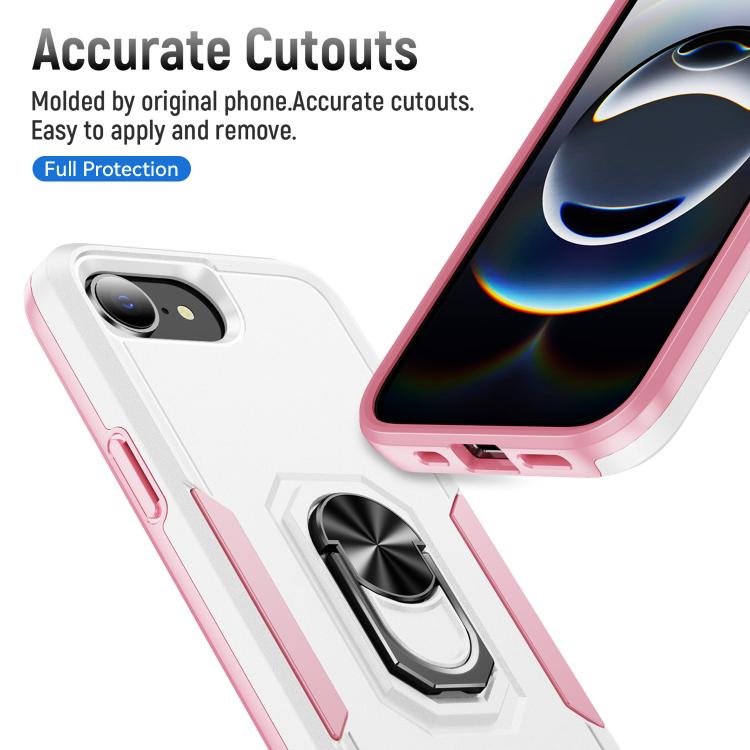 Pioneer Armor Heavy Duty PC + TPU Phone Case with Holder, For iPhone 16e, For iPhone 16 Pro Max