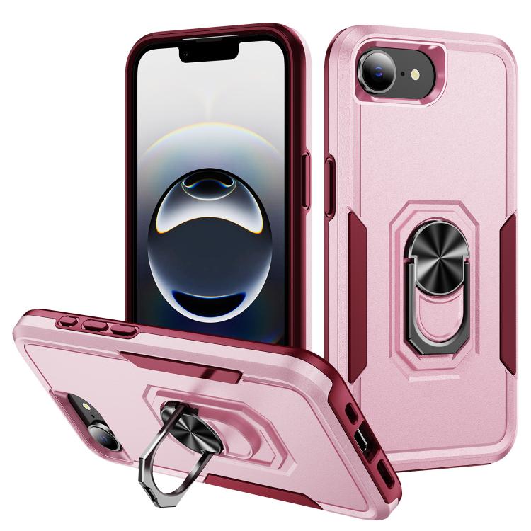 Pioneer Armor Heavy Duty PC + TPU Phone Case with Holder, For iPhone 16e, For iPhone 16 Pro Max