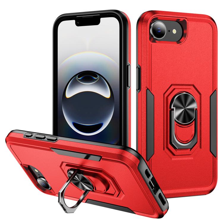 Pioneer Armor Heavy Duty PC + TPU Phone Case with Holder, For iPhone 16e, For iPhone 16 Pro Max