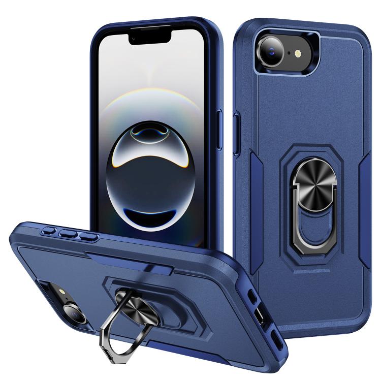 Pioneer Armor Heavy Duty PC + TPU Phone Case with Holder, For iPhone 16e, For iPhone 16 Pro Max