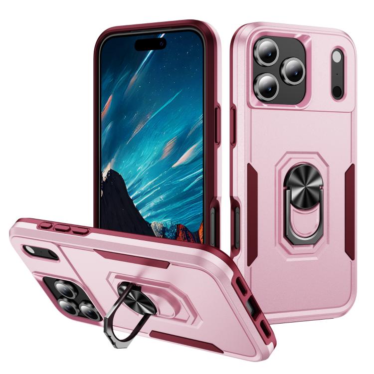 Pioneer Armor Heavy Duty PC + TPU Phone Case with Holder, For iPhone 17, For iPhone 17 Air