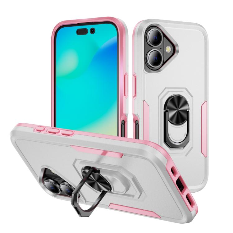 Pioneer Armor Heavy Duty PC + TPU Phone Case with Holder, For iPhone 17, For iPhone 17 Air