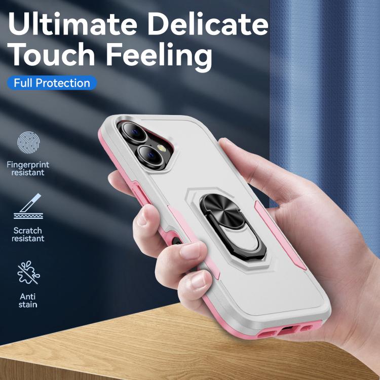 Pioneer Armor Heavy Duty PC + TPU Phone Case with Holder, For iPhone 17, For iPhone 17 Air