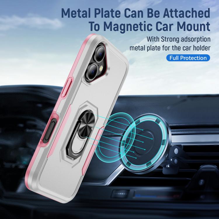 Pioneer Armor Heavy Duty PC + TPU Phone Case with Holder, For iPhone 17, For iPhone 17 Air