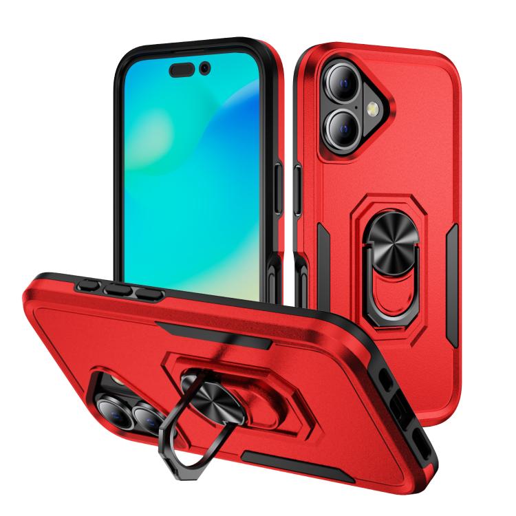 Pioneer Armor Heavy Duty PC + TPU Phone Case with Holder, For iPhone 17, For iPhone 17 Air