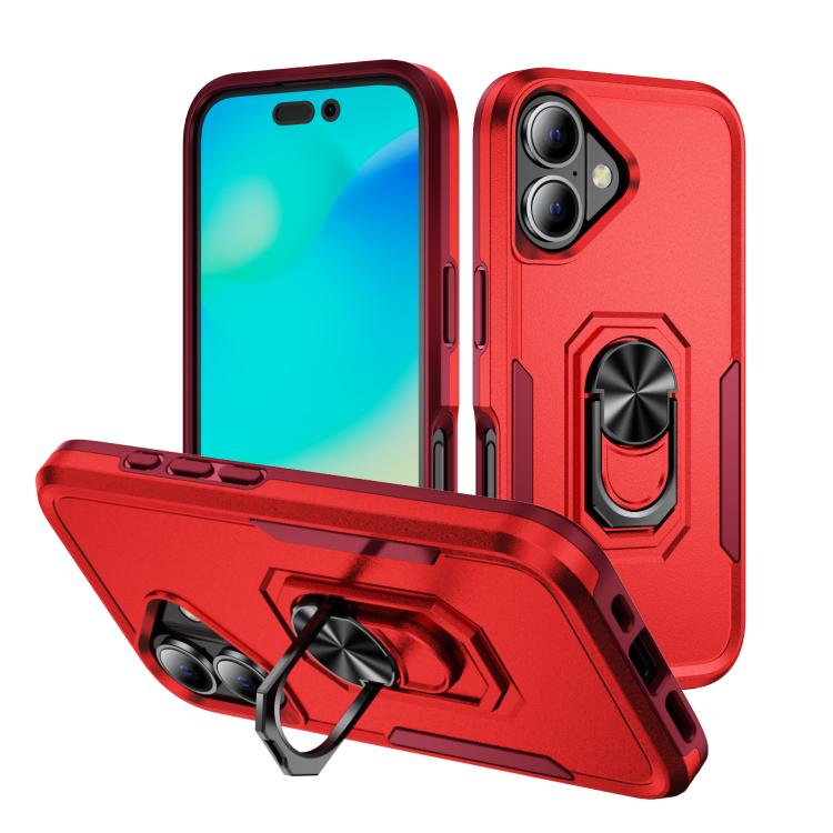 Pioneer Armor Heavy Duty PC + TPU Phone Case with Holder, For iPhone 17, For iPhone 17 Air